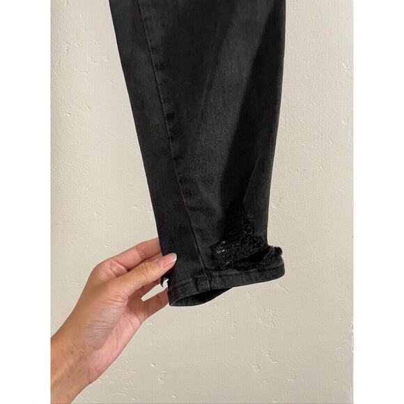 J Brand Jeans Women's 27 Natasha Sky-High Cropped Skinny Bellatrix Destruct - Picture 8 of 12